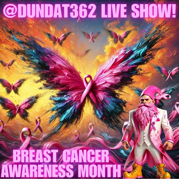 Pink and White Breast Cancer Awareness Month of October - Picture 1 of 11